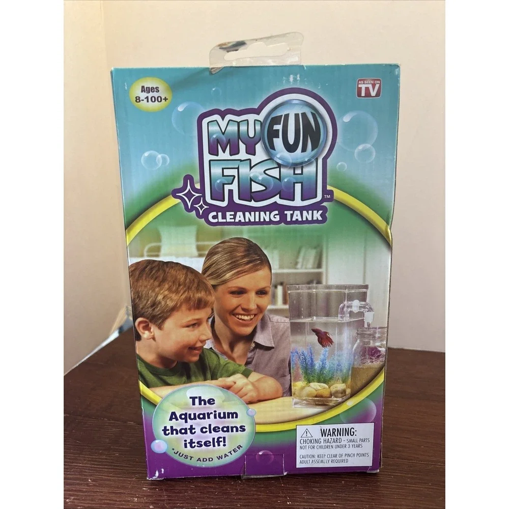 BRAND NEW Fish Tank My Fun Kids Small Aquarium Pet Bowl 